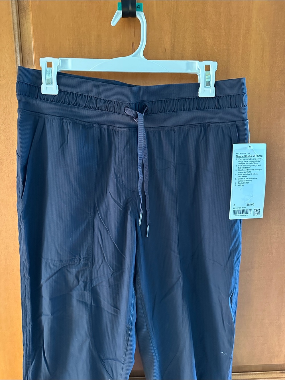 Lululemon Dance Studio MR Crop Joggers Pants True Navy NWT New Women's Size 8